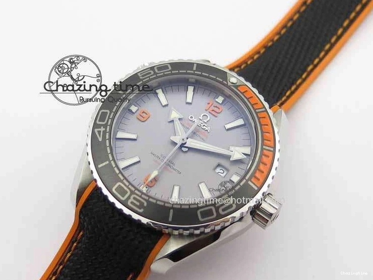 0313 UrbanStyle Planet Ocean 2016 43.5mm SS OM 1:1 Best Edition Gray Dial On Black Nylon Strap A 8168